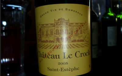 Le Chateau Le Crock 2005 !