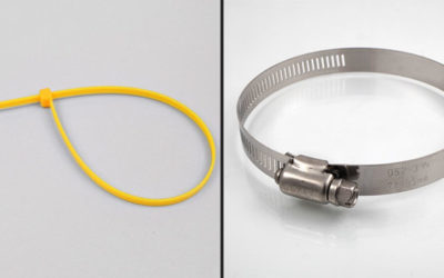 Différences entre collier de serrage plastique et inox